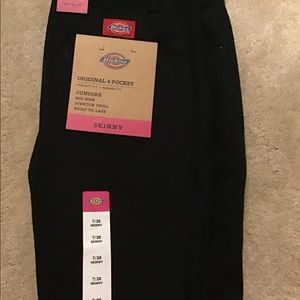 Black Dickeys. Never wore. Still have tags on them